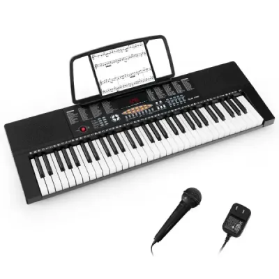 Keyboard Piano pentru începători cu 61 taste Digital pian cu 300 tone