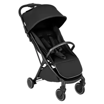 cărucior pliabil de călătorie buggy cu funcția culcat buggy copil portabil cu backrest reglabil negru