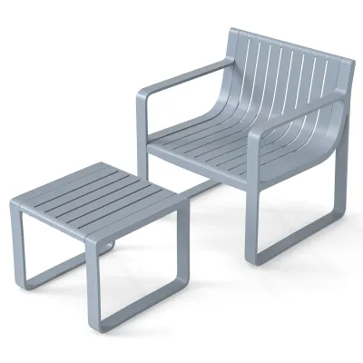 Set de mobilier de gradina cu 2 parti de balcon PP cu mobilier balcon de masa