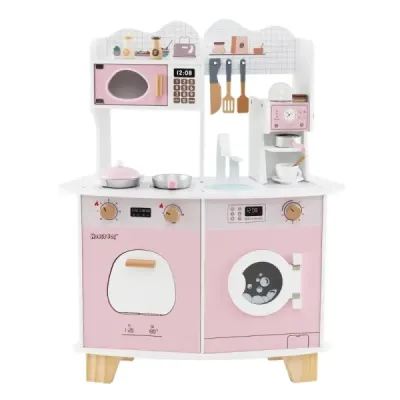 bucatarie pentru copii cu accesorii & filtru de cafea & cuptor cu microunde & bucatarie pentru copii