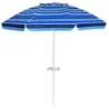 2, 2 M umbrela plaja UPF50 + sunshade Portabil umbrelă terasă umbrelă albastru închis