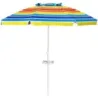2, 2 M umbrela plaja UPF50 + sunshade Șade solare portabile