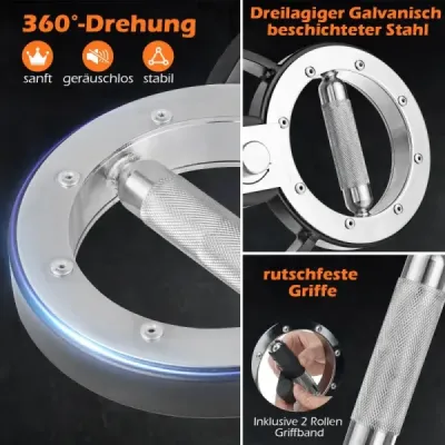 5,35 kg Masina greu de ardere braț de formare cu rezistență reglabilă & 360° Rotire