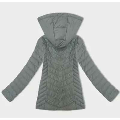 Jacheta de dama usoara cu capota detașabila J Stil menta (16M9230-156)
