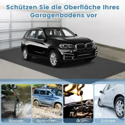 Garage floor mat 800 x 220 cm ulei de masina de colectare mat ulei de mat non-alunecare și impermeabil