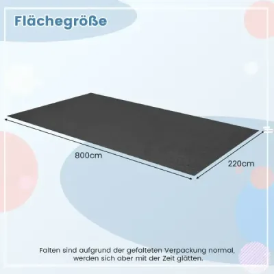 Garage floor mat 800 x 220 cm ulei de masina de colectare mat ulei de mat non-alunecare și impermeabil