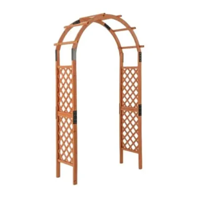 Arcul de trandafiri din lemn pentru căţărarea plantelor Garden Arch Arc Spalier Grid