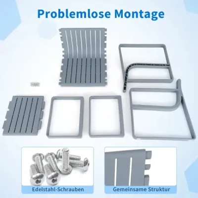 Set de mobilier de gradina cu 2 parti de balcon PP cu mobilier balcon de masa