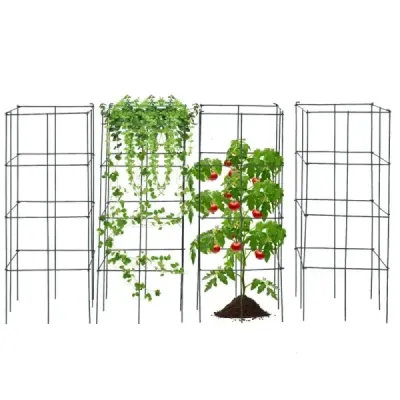 4er Set Tomato Ranking ajutor Metal Ranking turn de tomate castravete cușcă de tomate