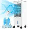 Aer condiţionat fără furtun de aer de evacuare 3 în 1 aer răcitor &amp; ventilator &amp; umidificator cu 3 moduri &amp; 12H timer gri