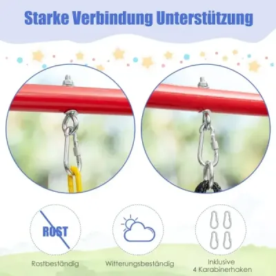Swing stand mare din metal cu robust Ancoră de podea cu cadru A și capac fără alunecare și picior