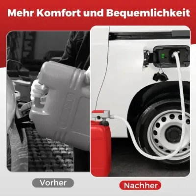Pompa de alimentare cu combustibil cu senzor de oprire automată & 3 Dimensiuni Adaptoare pompa de combustibil electric