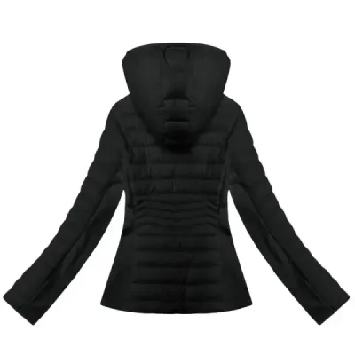 Jacheta pentru femei cu materiale comune J Stil negru (16M9225-392)
