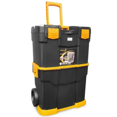 Cutia de scule stivuite Roller cu unelte mobile robuste, cu odihnă de stocare detașabilă