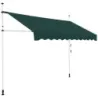 Panglică de fixare 300 cm lat balcon coperta fără foraj UV rezistent la inaltime reglabil verde