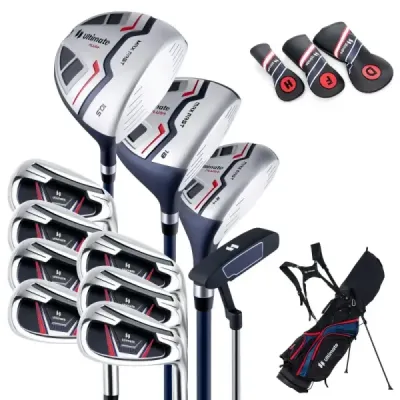 Club de golf masculin stabilit 11 parţial club de golf seturi mâna dreaptă cu albastru curcubeu