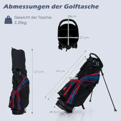 Club de golf masculin stabilit 11 parţial club de golf seturi mâna dreaptă cu albastru curcubeu