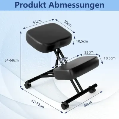 Scaun genunchi ergonomic cu scaun înclinat pentru ameliorarea durerii Scaun birou ortoped