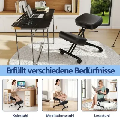 Scaun genunchi ergonomic cu scaun înclinat pentru ameliorarea durerii Scaun birou ortoped