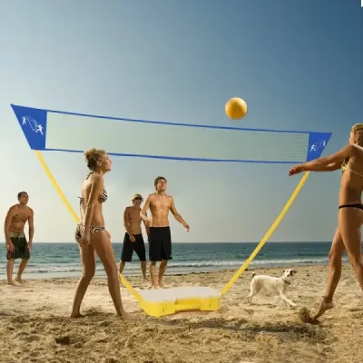 Badminton Net Înălţime reglabilă Badminton Power Stand Volei Net 3 x 1,5 m