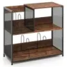 3-story recorder stand pentru până la 300 albume &amp; 3 partiții detașabile